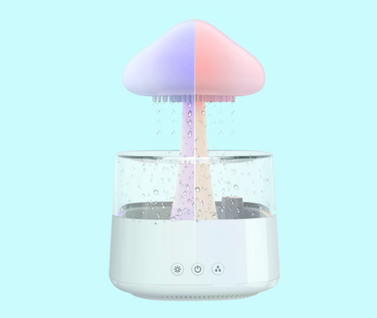 HUMIDIFICADOR AIRCLOUD DIFUSOR DE AROMAS y FUENTE DE AGUA RELAJANTE