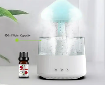 HUMIDIFICADOR AIRCLOUD DIFUSOR DE AROMAS y FUENTE DE AGUA RELAJANTE