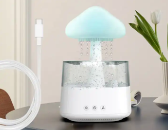 HUMIDIFICADOR AIRCLOUD DIFUSOR DE AROMAS y FUENTE DE AGUA RELAJANTE