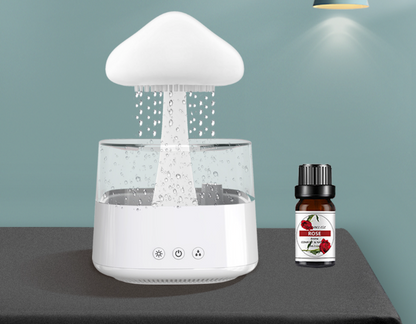 HUMIDIFICADOR AIRCLOUD DIFUSOR DE AROMAS y FUENTE DE AGUA RELAJANTE