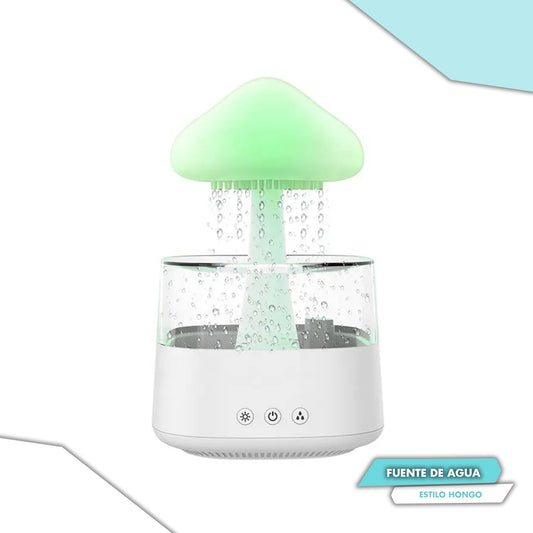 HUMIDIFICADOR AIRCLOUD DIFUSOR DE AROMAS y FUENTE DE AGUA RELAJANTE